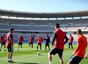 开云体育-卡尔蒂斯赛前训练公开，备战世俱杯冲刺