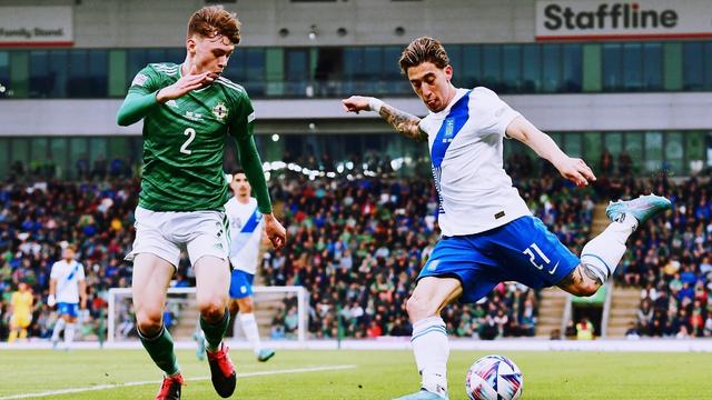 斯洛伐克队在对阵爱尔兰队的比赛中获胜