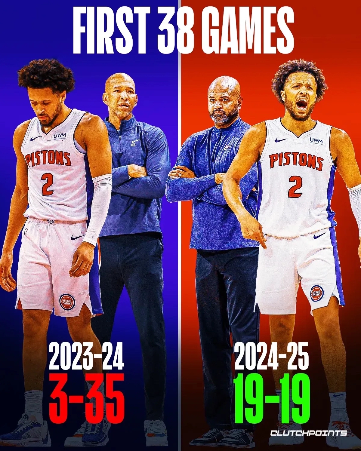 活塞主场击败魔术，取得一场胜利