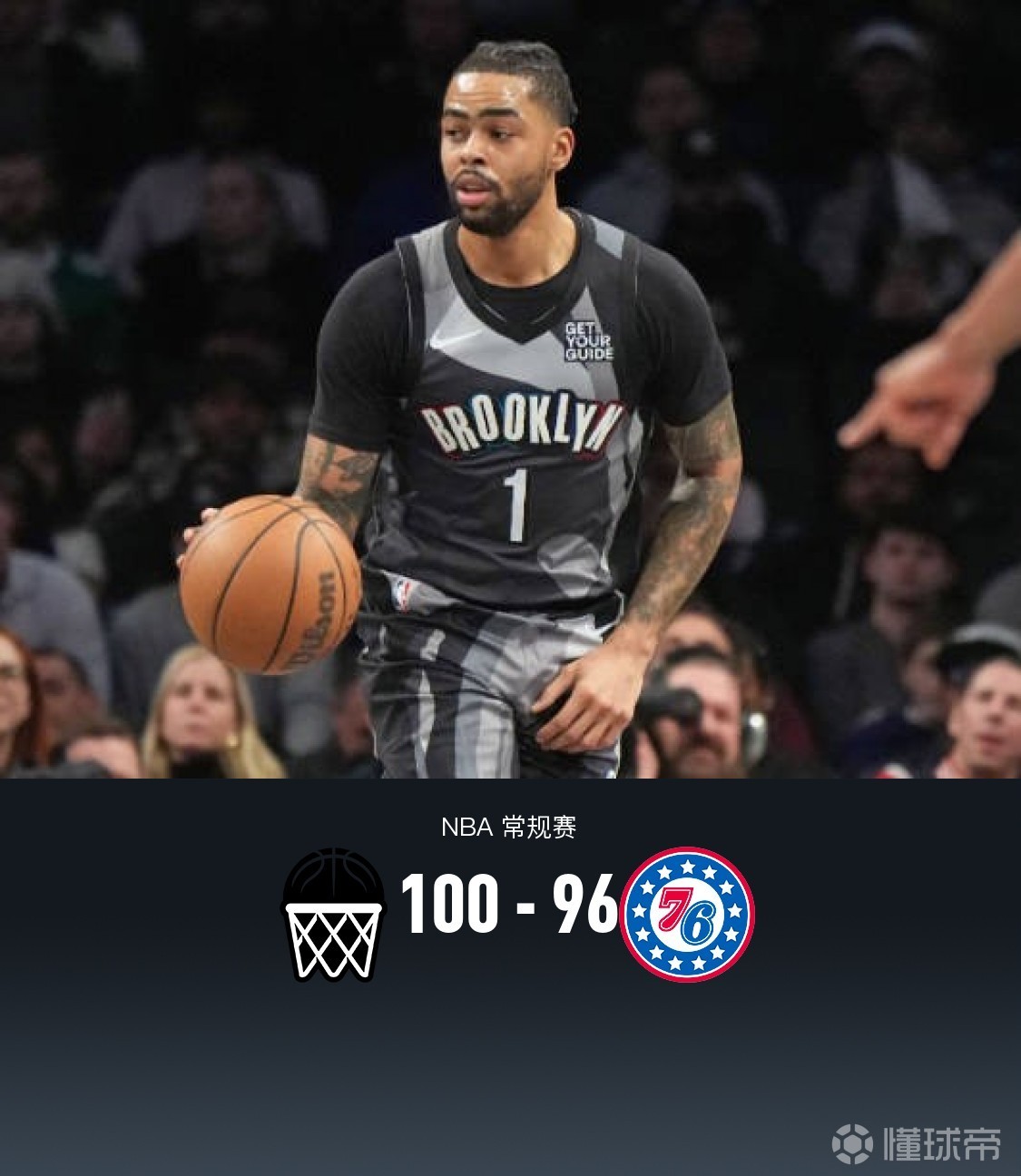 包含篮网惊险反超，战胜勇士取得连胜的词条