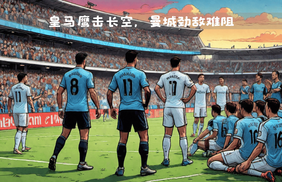 两支球队进行关键比赛角逐，劲敌对决