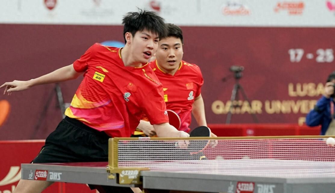 中国队完胜德国队，梁靖崑刷新纪录